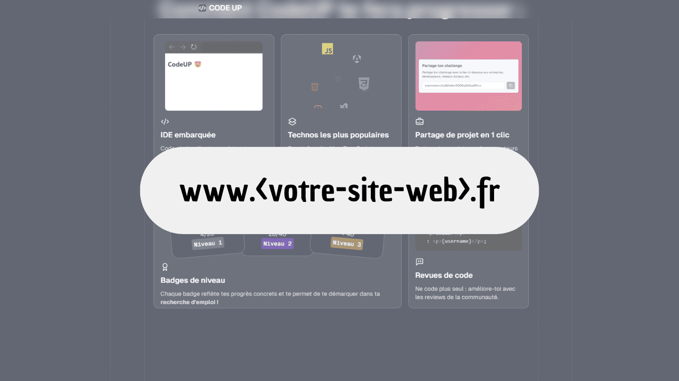 livraison site web